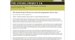 Desktop Screenshot of otesha.org.uk